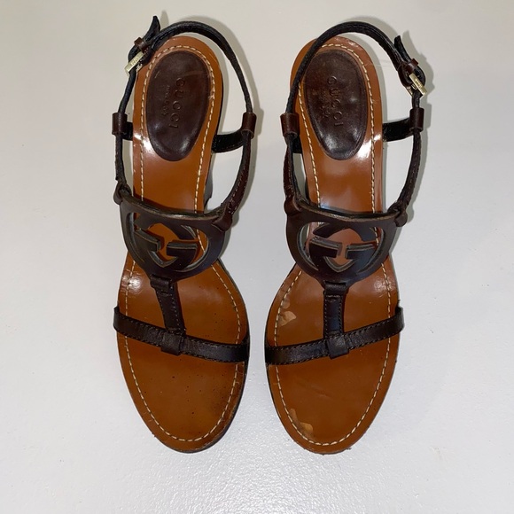 SOLD Authentic Gucci Wedges - Picture 2 of 13